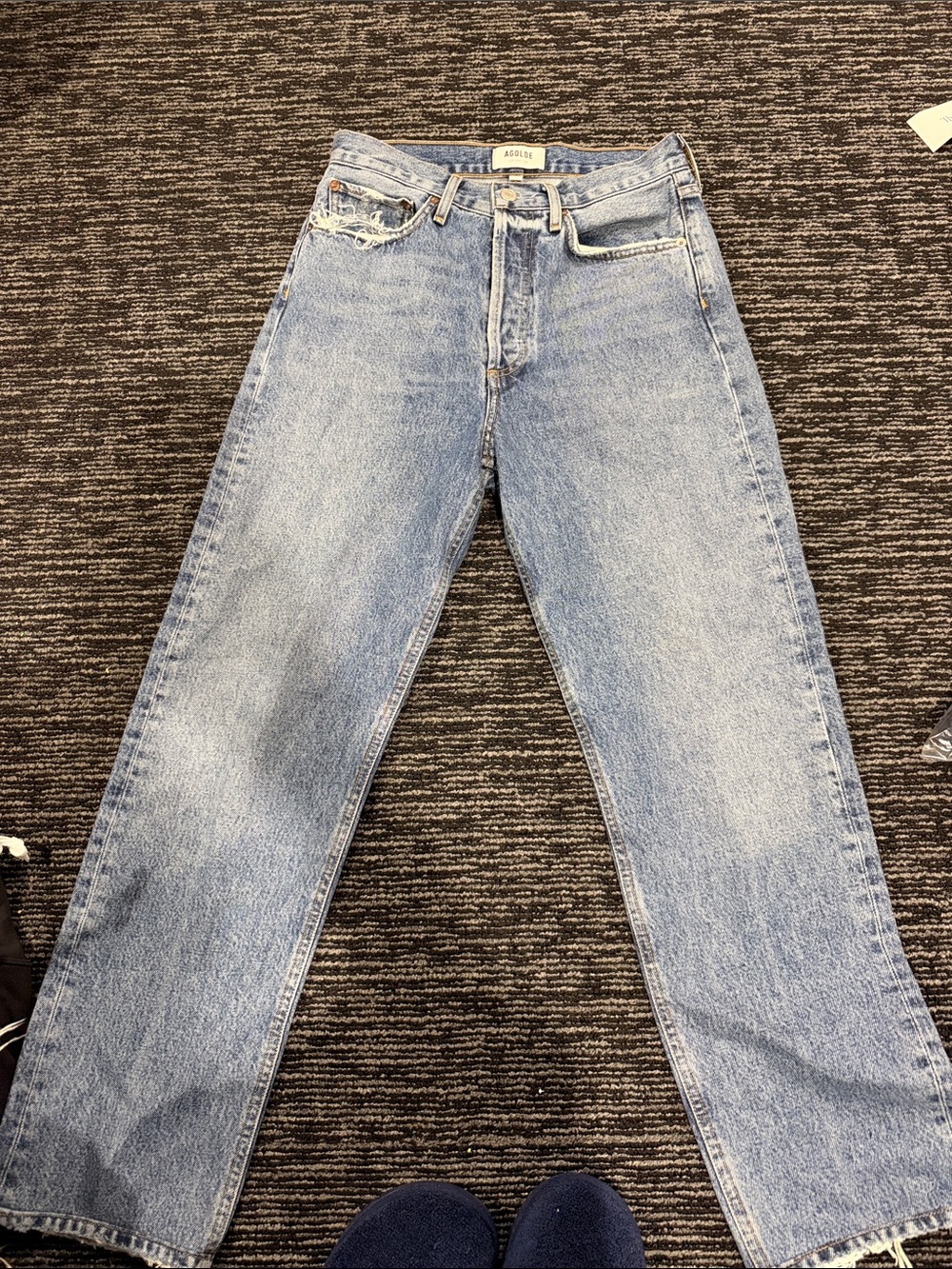 Agolde Light Blue Straight Leg Men’s Jeans